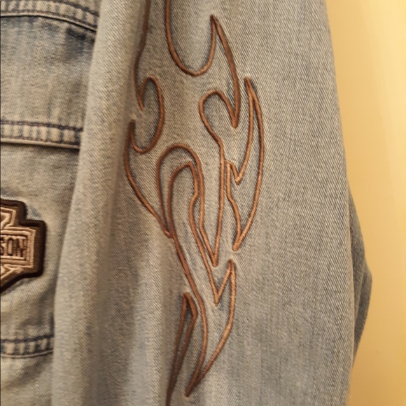 Harley-Davidson | Shirts | Mens Harley Davidson Denim Shirt | Poshmark
